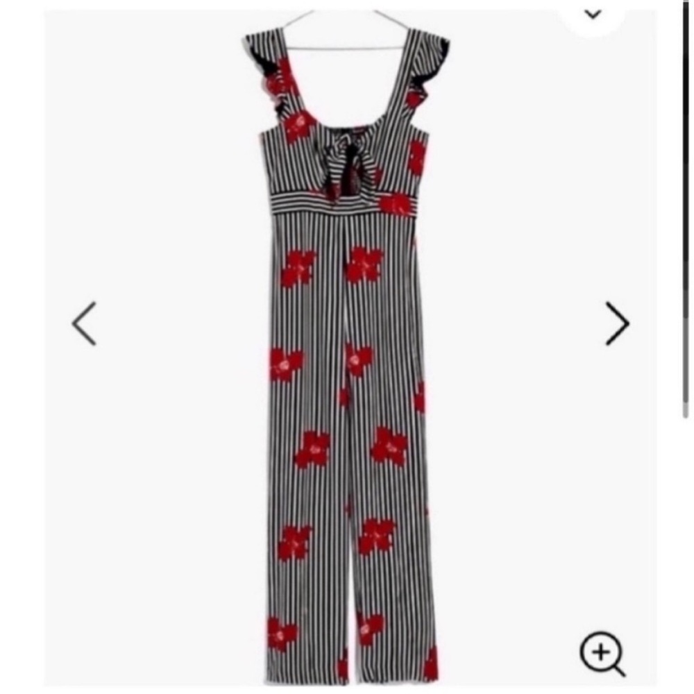 NWT MADEWELL PLUMERIA CUTOUT JUMPSUIT IN CANDIED ORCHIDS